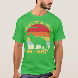 Camiseta Agente Policial K9 Policial Cão Vintage Fim do Rel