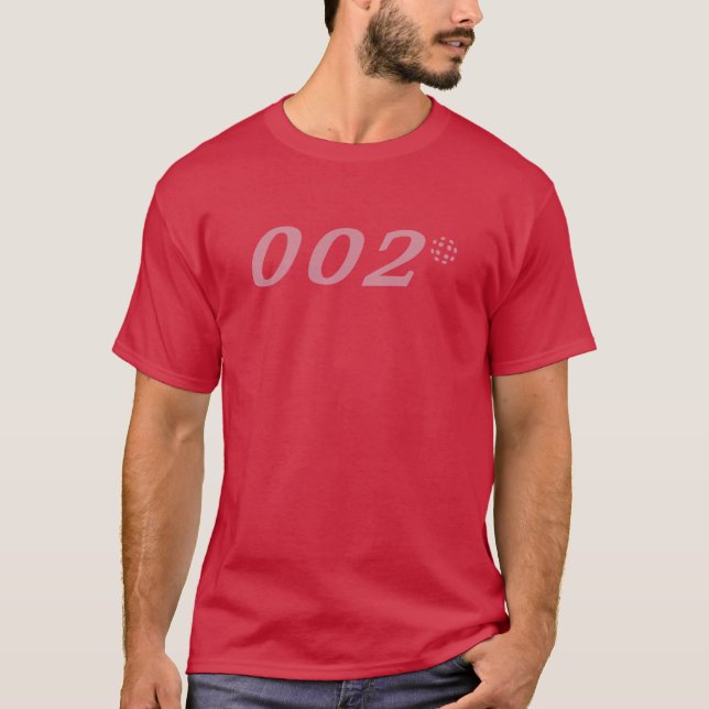 Camiseta Agente secreto 002 zero zero dois Pickleball (Frente)