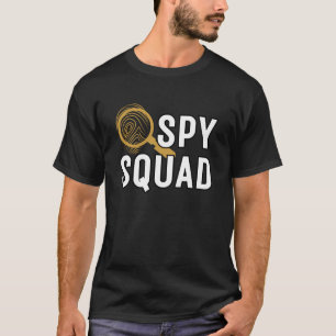 Camiseta Agente Secreto do Detetive Esquadrão Spy