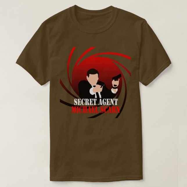 Camiseta Agente SecretoScarn (Frente do Design)