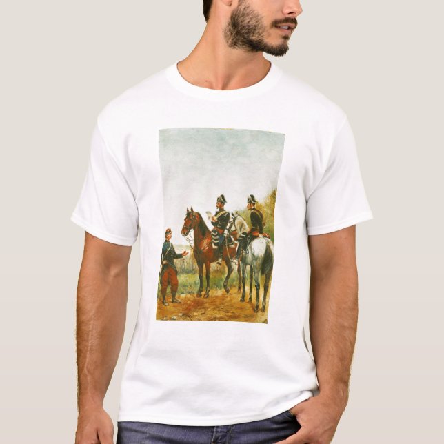 Camiseta Agentes da polícia em uma excursão da inspeção (Frente)