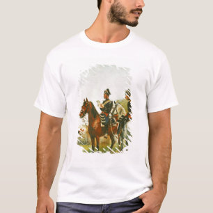 Camiseta Agentes da polícia em uma excursão da inspeção
