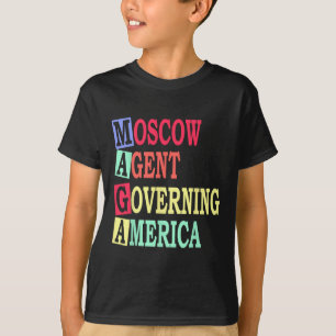 Camiseta Agentes de Moscou Governando a América Russa Anti