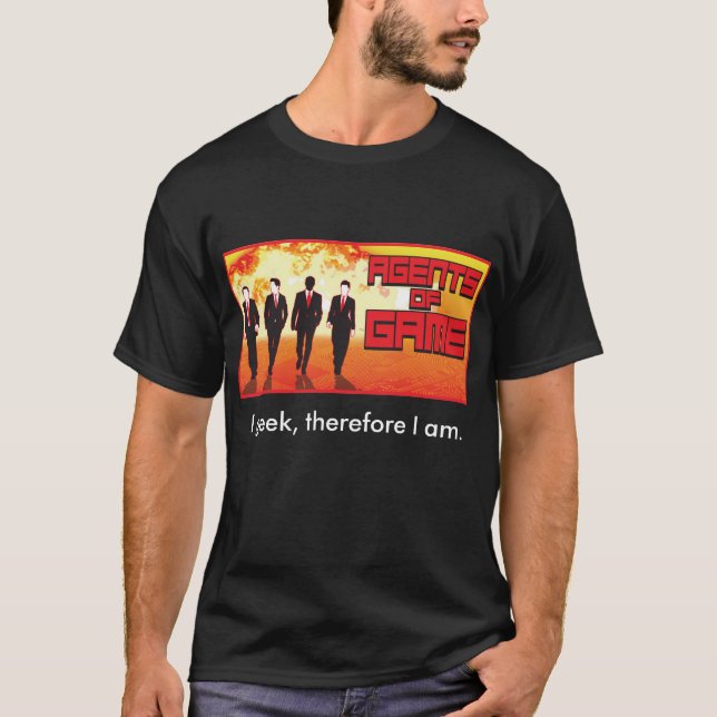 Camiseta Agentes do jogo - geek de I conseqüentemente eu (Frente)