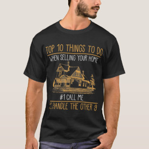 Camiseta Agentes imobiliários Funny