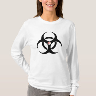 Camiseta Agentes nas senhoras vermelhas AA Hoody Sleev