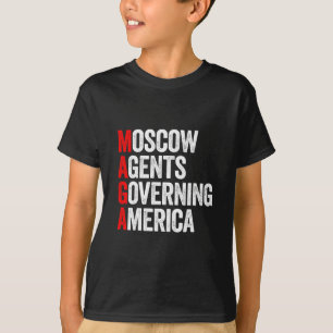 Camiseta Agentes Vintage de Moscou Governando a América Ant