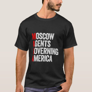 Camiseta Agentes Vintage de Moscou Governando a América Ant