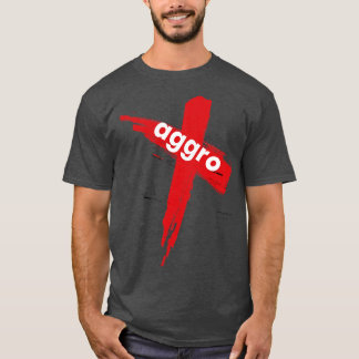 Camiseta Aggro Agregação Agressividade Palavras De Comporta