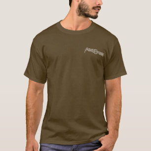 Camiseta AggyBaggy significa logo 2 t-shirt escura lateral