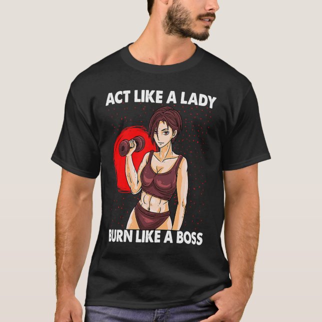 Camiseta Agir Como Uma Senhora Queimada Como Um Giro De Tra (Frente)