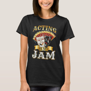Camiseta Agir É O Meu Teatro De Jam