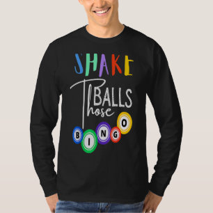 Camiseta Agita Essas Bolas Engraçado Jogador De Bingo Casin