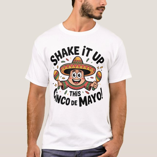 Camiseta Agita Este Cinco De Mayo! (Frente)