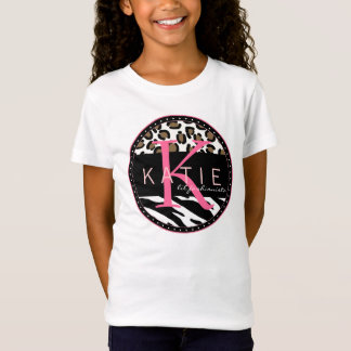 Camiseta Agitação animal t-shirt personalizado das meninas