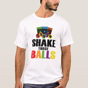Camiseta Agite Aquelas Bolas Bingo Engraçado Bingo Engra