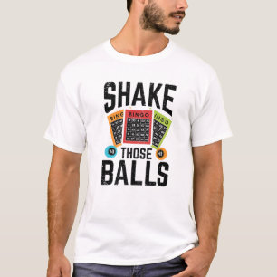 Camiseta Agite Aquelas Bolas Bingo Engraçado Frio Bingo