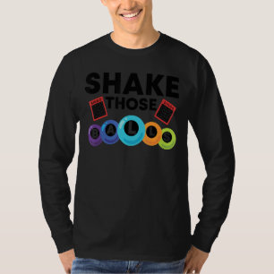 Camiseta Agite Essas Bolas Engraçado Bingo Engraçado Bingo
