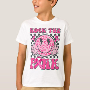 Camiseta Agite O Sorriso Rosa Com O Cancer De Mama Rosa Nog