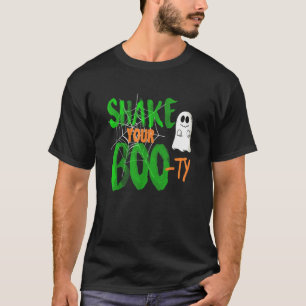 Camiseta Agite seu Dia de as Bruxas engraçado Fantasma de B
