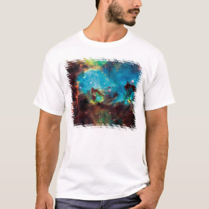 Camiseta Aglomerado Estelar NGC 2074 Foto Espacial da Nebul