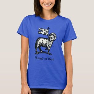 Camiseta Agnus Dei O Cordeiro Pascal de Deus Arte Refinada