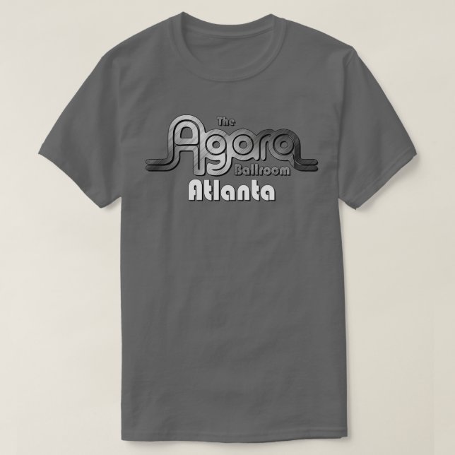 Camiseta Agora Ballroom Legendary Defunct Atlanta Music (Frente do Design)