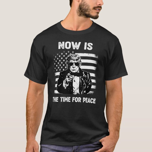 CAMISETA AGORA É HORA DE PAZ (Frente)