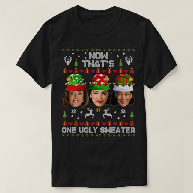 Camiseta Agora, esse é um doce feio Natal Harris Pelos (Frente do Design)