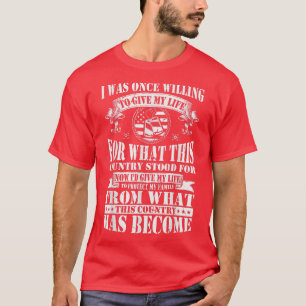 Camiseta Agora eu daria a minha vida para proteger a minha