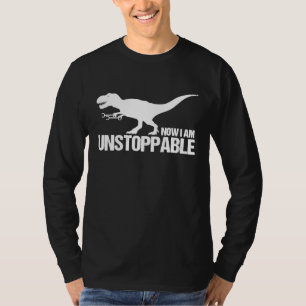 Camiseta Agora Eu Sou Ilimitada A Rex Claw Grabbers Dinossa