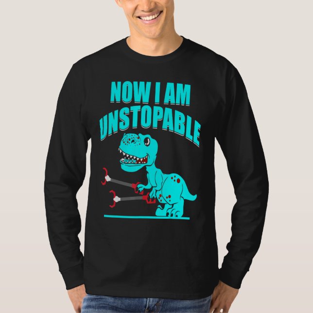Camiseta Agora Eu Sou Ilimitada A Rex Pequeno Dinossauro (Frente)