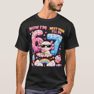 Camiseta Agora EU Tenho 6 Anos No Próximo Ano EU Vou Ter 7