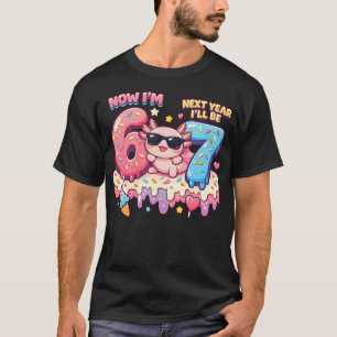 Camiseta Agora EU Tenho 6 No Ano Que Vem EU Vou Ter 7 Sorve