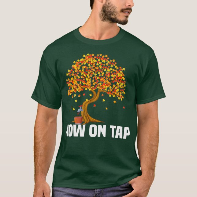 Camiseta Agora Na Tap Funny Maple Syrup Maker Gift (Frente)
