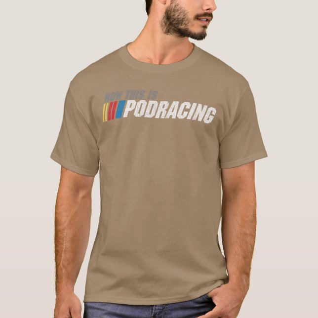 Camiseta Agora Nowhis é amigo de Podracing (Frente)
