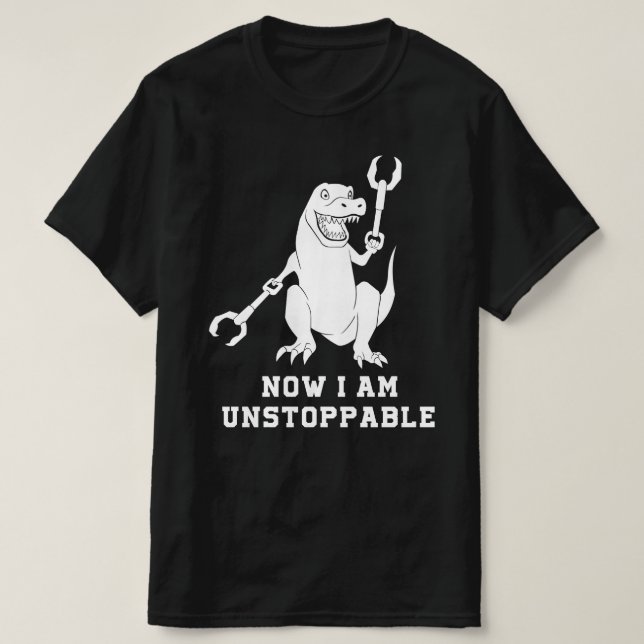 Camiseta agora sou imparável (Frente do Design)