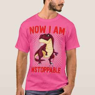 Camiseta Agora, sou incessável e engraçado TRex (18)