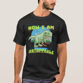 Camiseta Agora Sou Um T-Rex Engraçado E Incessível, Present