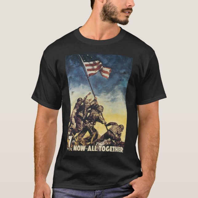 Camiseta Agora todos juntos Guerra Mundial 2 (Frente)