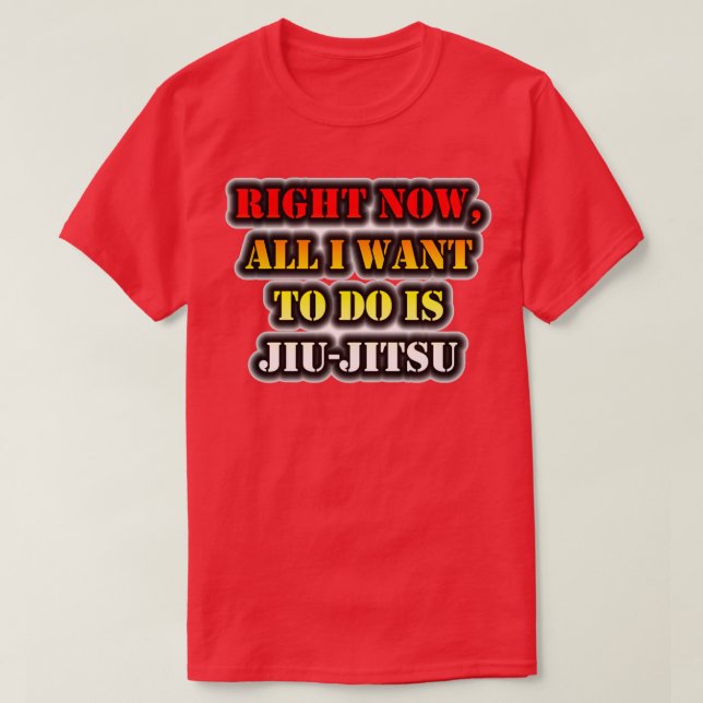 Camiseta Agora Tudo O Que Quero Fazer É Jiu Jitsu Triblend (Frente do Design)