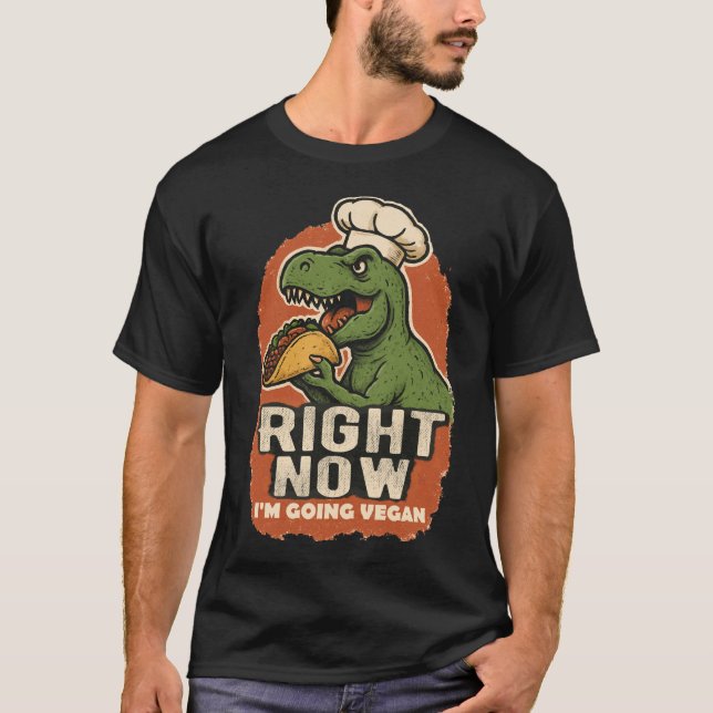 CAMISETA AGORA VOU VEGAN (Frente)