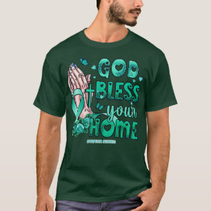 Camiseta Agorafobia Sensibilização esperança de fé deus abe