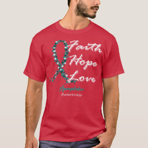 Camiseta Agorafobia Sensibilização Fé Esperança Amor Nesta