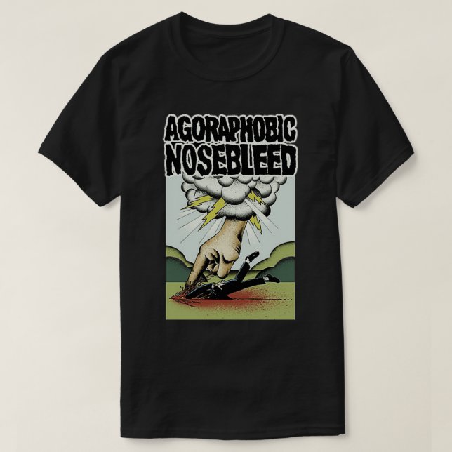 Camiseta Agorafobic  (Frente do Design)