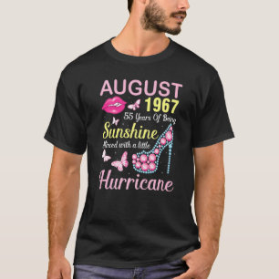 Camiseta Agosto De 1967 Feliz 55 Anos De Mistura De Sol