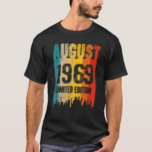 Camiseta Agosto De 1969 54 Anos De Incrível 1