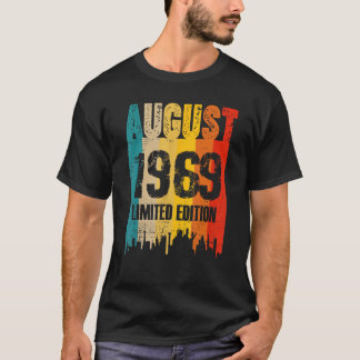 Camiseta Agosto De 1969 54 Anos De Incrível 1