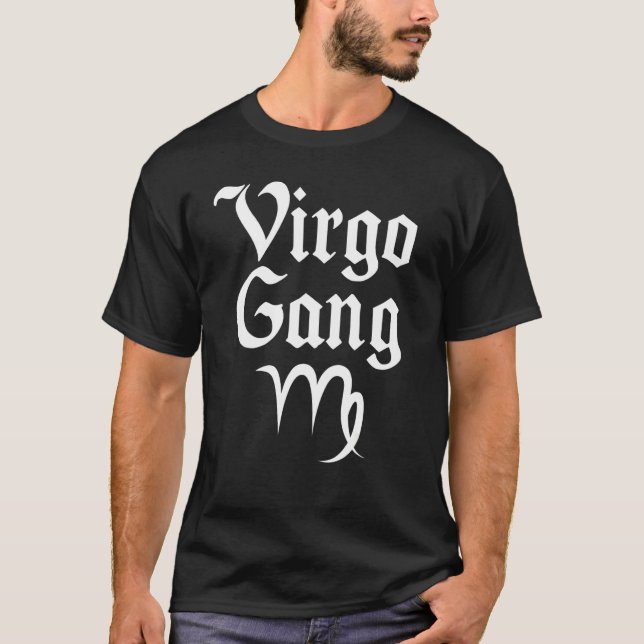 Camiseta Agosto de setembro Astrologia de Aniversário Sinal (Frente)