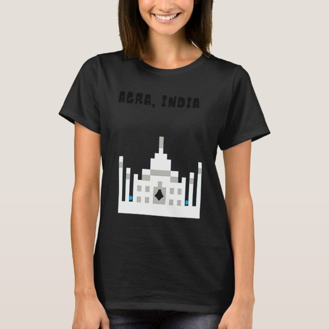 Camiseta Agra, India the beautiful Taj Mahal (Frente)